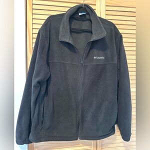 Columbia Adult Black Full-Zip Fleece Jacket XXL